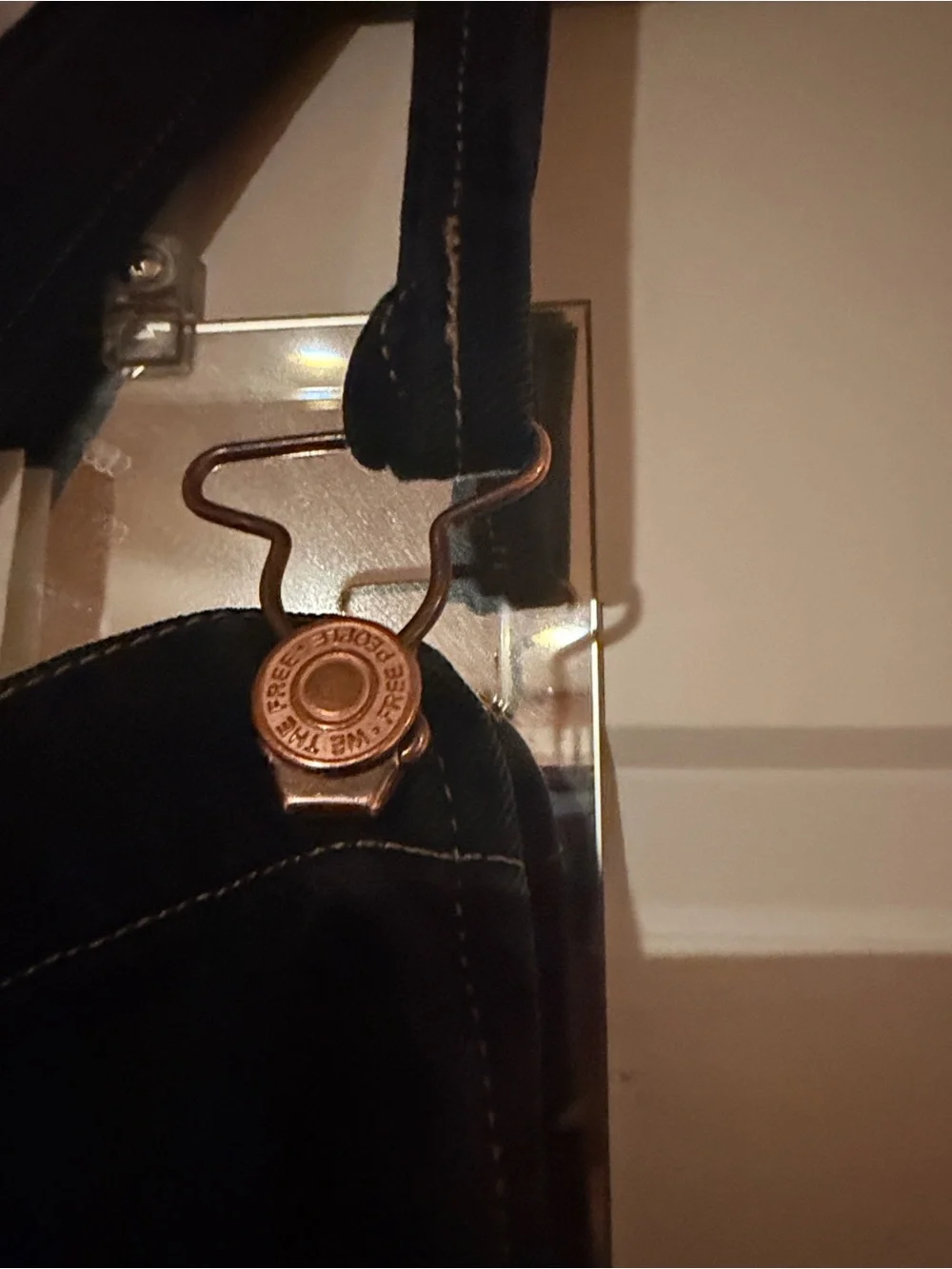 We The Free deep blue/ black Denim Jumper with Contrasting Stitching - Picture 1 of 5